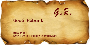 Godó Róbert névjegykártya