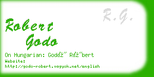 robert godo business card